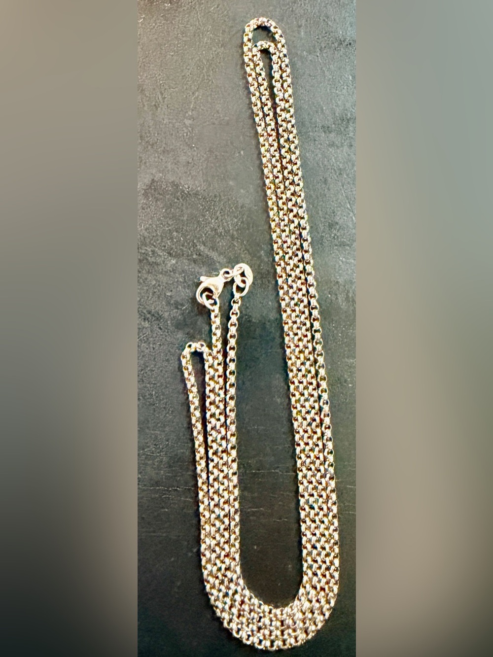 James Avery 30” 925 Sterling Silver Curb Link Chain Necklace with Lobster Clasp